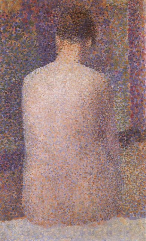 Georges Seurat Model Form Behind Norge oil painting art